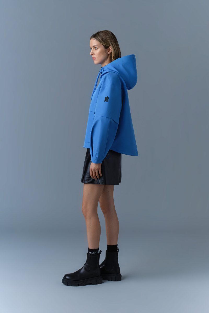 DEMIE CELESTIAL BLUE TRENCH 3