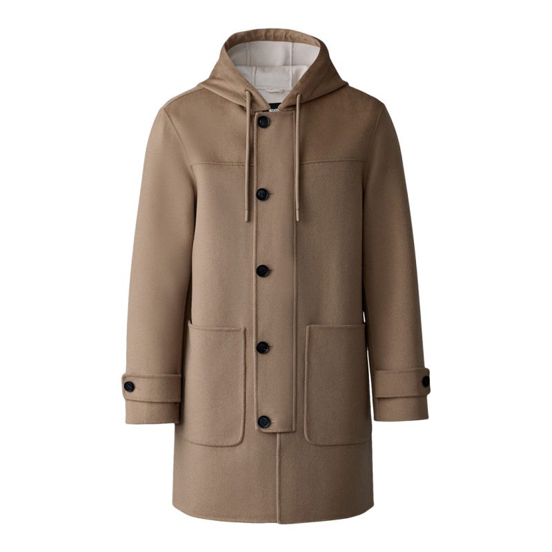 JOSHUA LIGHT CAMEL TRENCH FEED