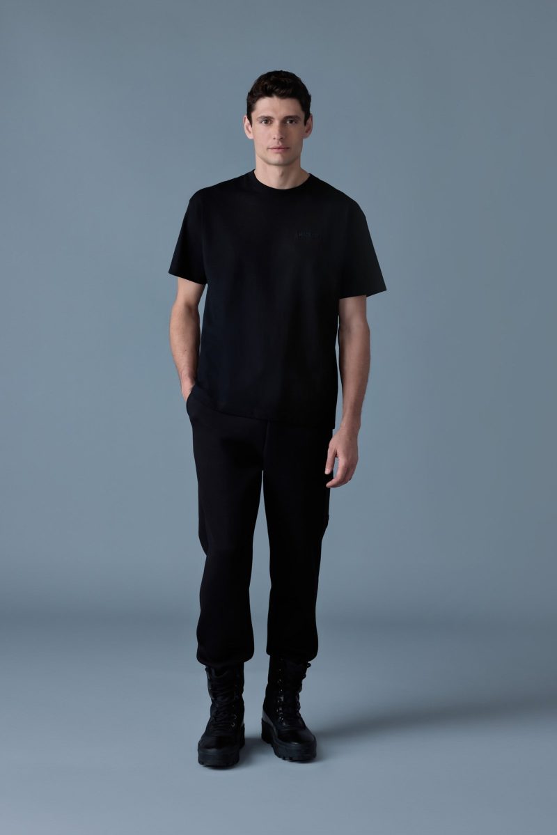 TEE R BLACK 1 MENS