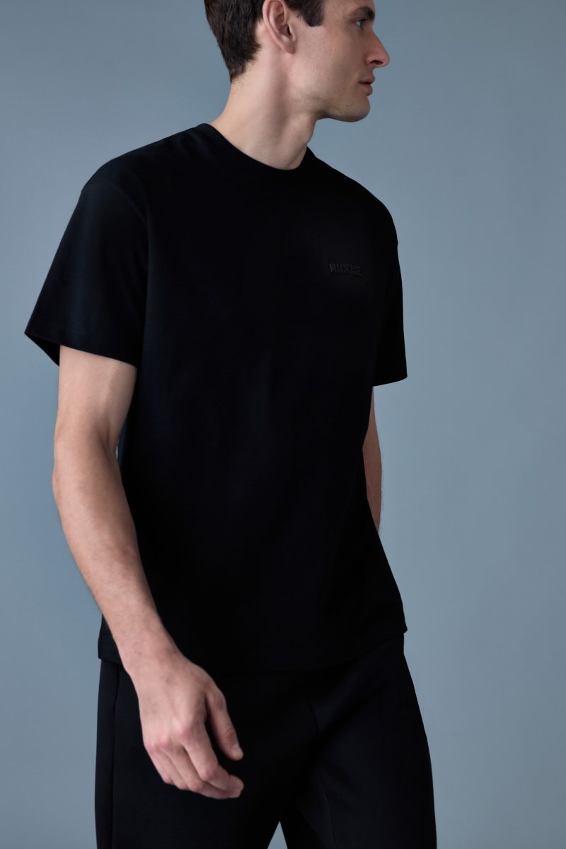 TEE R BLACK 4 MENS